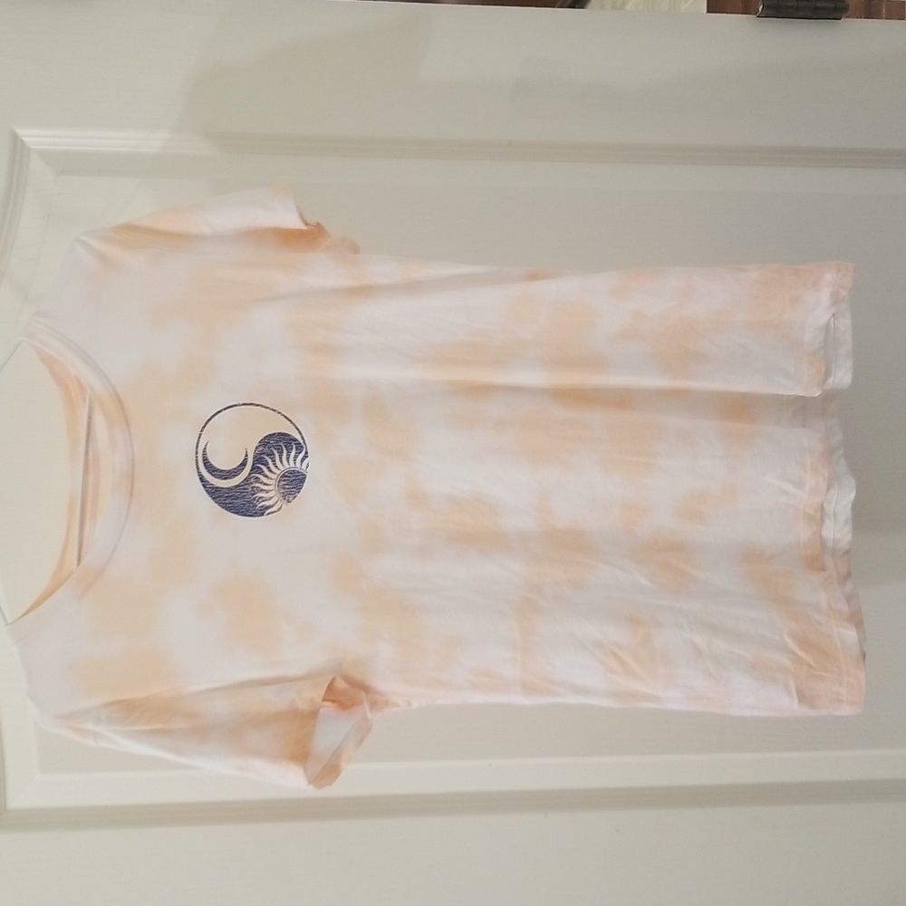 Aeropostale Classic Crew Peach Tie dye T-shirt Size XL